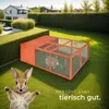 tectake® Hasenstall Murphy faltbar, aus lackiertem Holz 150 Produktbild-Vorschau 7