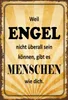 vianmo Holzschild 18x12 cm weil Engel nicht überall sein Produktbild-Vorschau 1