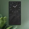 Wohnzimmer Leinwand Uhr Geräuschlos Küche 30x60 Schwarzer Produktbild-Vorschau 1