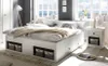 Bett "Hooge" weiß Pinie Landhaus Doppelbett mit 2x Produktbild-Vorschau 2