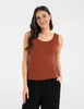 Top - Damenmode Größe S - Tanktop orange - Shirt - Produktbild-Vorschau 2