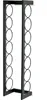 A black metal wine rack with multiple circular openings for bottles, shown against a white background. Náhled obrázku produktu
