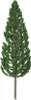33 pezzi mini alberi verdi in plastica in scala modelli Anteprima dell’immagine prodotto 4