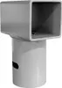 AGA Trampolin T-Stück 38 mm aus galvanisiertem Stahl Produktbild-Vorschau 2