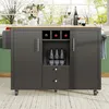 Kücheninsel Buffetschrank 120x73x92cm Küchenwagen klappbare Produktbild-Vorschau 3