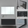 doporro Armadietto a Specchio 120x15x70cm, Specchio da Anteprima dell’immagine prodotto 2