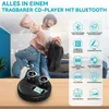 Tragbarer CD-Player mit Bluetooth, Lautsprecher, 1500 mAh Produktbild-Vorschau 2