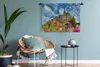 MuchoWow® Wandteppich Wandbehang Schloss - Blumen - Produktbild-Vorschau 5