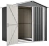 Metalen gereedschapsschuur 142 x 185 cm met metalen Productafbeelding-voorbeeld 10