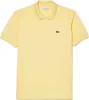 Lacoste Polo weite Passform gelb einfarbig Baumwolle kurze Produktbild-Vorschau 15