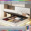 Postel s pružinovou základnou INONEFT, čalouněná, 140x200 Náhled obrázku produktu 4