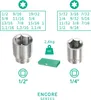 Jeu de douilles pouces 1/4 & 1/2 pouces 24pcs par WIESEMANN Voir les images du produit 3