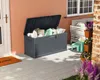 Coffre de rangement extérieur 350L - Coffre de Jardin Gris Voir les images du produit 3