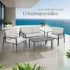 tectake® Sitzgruppe Göteborg mit Tisch Produktbild-Vorschau 7