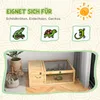 PawHut Schildkrötenhaus aus Holz, Schildkrötengehege mit Produktbild-Vorschau 7
