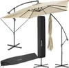 A collection of patio umbrella components and accessories displayed against a white background. Náhled obrázku produktu