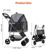 VEVOR Hondenwagen, 81x46x97 cm, 16,9 kg draagvermogen, Productafbeelding-voorbeeld 2