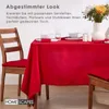 HOMESCAPES Tischdecke rot 137 x 228 cm, 100% Baumwolle Produktbild-Vorschau 8