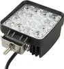 A square LED work light with a black housing and a metal mounting bracket. Produktbild-Vorschau