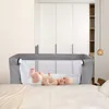 Babybett 6-stufig verstellbares Beistellbett mit Rollen &  Produktbild-Vorschau 5