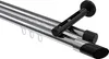 Interdeco Innenlaufstange / Gardinenstange mit Innenlauf Produktbild-Vorschau 1