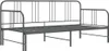 A gray metal daybed frame is shown against a white background. Produktbild-Vorschau