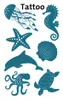 AVERY Zweckform ZDesign KIDS Tattoos "Sealife" 1 Blatt à 7 Produktbild-Vorschau 1