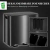 Fingerabdruckresistenter Mülleimer mit 3x20L Fächern, Produktbild-Vorschau 7