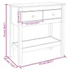 vidaXL Konzolový stolík 75x35x75 cm z masívneho dreva Náhľad obrázku produktu 7