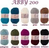 100g Strickgarn Abby 200 unifarben Sockengarn Socken-Wolle Produktbild-Vorschau 3