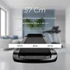 A treadmill is shown in a blurred indoor setting, with text overlays highlighting its features and dimensions. Anteprima dell’immagine prodotto