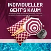 LUMALAND Sitzsack In-& Outdoor Karo 380l weinrot/pfirsich Produktbild-Vorschau 6