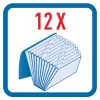 herlitz F„chermappe easy orga to go, 12 F„cher, schwarz Vista previa de la imagen del producto 4