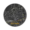 MuchoWow® Mauspad Mousepad Bottrop - Stadtplan - Schwarz Produktbild-Vorschau 1