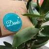 Oblique Unique 12 Sticker Danke Aufkleber zum Danke sagen Produktbild-Vorschau 2