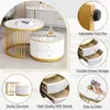 MODFU Tables Basses Gigognes avec 2 Tiroirs, MDF et PVC, Voir les images du produit 8