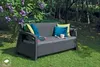 Sofa Keter Ogrodowa Ławka CORFU MAX  Wypoczynkowa 3 osobowa Podgląd zdjęcia produktu 7
