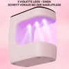Tragbare UV LED Nagellampe 3 LEDs 395+405nm Mini Nail Dryer Produktbild-Vorschau 3