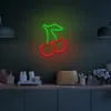 Décoration néon LED CHERRY vert et rouge NNE23 Neolia Voir les images du produit 4