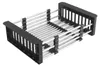 A close-up, studio shot of an adjustable dish drying rack. Produktbild-Vorschau