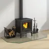 vidaXL Ohnisko s priehľadnou sklenenou doskou 120 x 60 cm Náhľad obrázku produktu 3