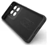 The back of a black smartphone case is shown at an angle against a white background. Náhled obrázku produktu