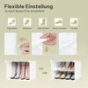 EUDAD Schuhboxen, Schuhregal Kunststoff, mit Haken, Tür, Produktbild-Vorschau 4
