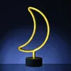 LED NEON Figur MOND - Neonlicht - H: 30cm - Batterie oder Produktbild-Vorschau 1