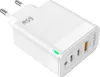 PEDEA Schnellladegerät Triple 65W GaN USB-C (PD) USB-A, Produktbild-Vorschau 3