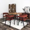 Fauteuil Design Cotele Scott Terracotta - Lot De 2 Voir les images du produit 8