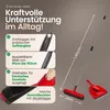 Novaliv Gummibesen mit Stiel I rot I Teleskopstiel I Produktbild-Vorschau 2