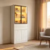 Vitrina Merax con iluminación LED controlada por Vista previa de la imagen del producto 5