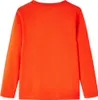 Kinder-Langarmshirt Hellorange 104 Produktbild-Vorschau 2