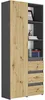 Regál kancelářský 80 cm 1 dveře 3 zásuvky FRAMIRE B-80-S3 Náhled obrázku produktu 4
